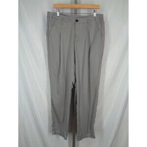 Sundance Gray Tencel Pleat High Rise Trouser Pants Size 12